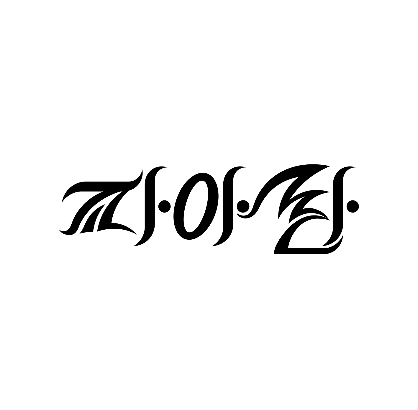 파아란 한글 블루 로고